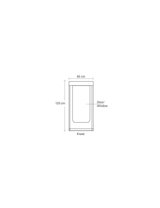 Vista Small - HomeBOX Grow Room - 65x65x120 cm HomeBox - 3