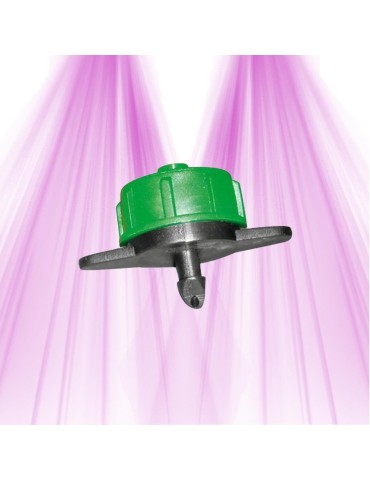 ADJUSTABLE FLOODER/DRIPPER 4-6MM GREEN