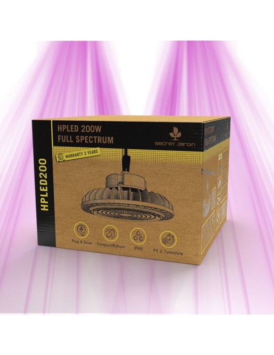 Éclairage Horticole LED - HPLED 200W - FULL SPECTRUM - Secret Jardin Secret Jardin - 4