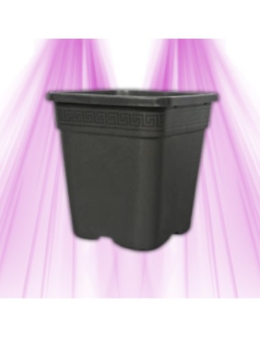 Decorated Square Pot - Durable and Elegant Solution for Your Plants!