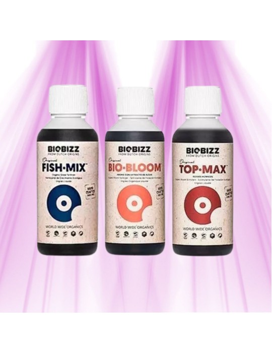 Biobizz Try-Pack Outdoor 3x 250mL - Outdoor fertilizer kit Biobizz - 1